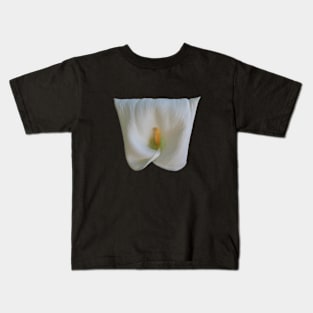 Square Shaped Calla Lily Flower Kids T-Shirt